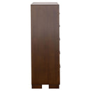 Coaster Furniture Jessica 200715 5-Drawer Bedroom Chest - Cappuccino IMAGE 5