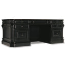 Hooker Furniture 370-10-363 Telluride 76'' Executive Desk withLeather Panels IMAGE 1