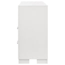 Coaster Furniture Jessica 202993 6-Drawer Dresser - Snow White IMAGE 4