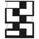 Coaster Furniture Hoover 800309 63-inch 5-shelf Bookshelf - Black IMAGE 2