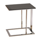 Worldwide Home Furnishings Mod 501-410 Accent Table - Chrome and Black IMAGE 1