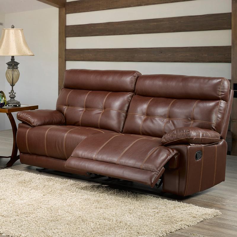 IFDC Reclining Bonded Leather Sofa IF 8006 - S
