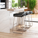 Zuo Wedge 300041 Barstool - Black IMAGE 7