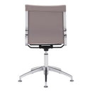 Zuo Glider 100379 Conference Chair - Taupe IMAGE 4