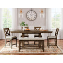 Signature Design by Ashley Moriville D631D3 6 pc Counter Height Dining Set IMAGE 1