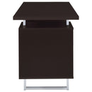 Coaster Furniture Lawtey 801521 60-inch 2-Drawer Office Computer Desk - Cappuccino IMAGE 9