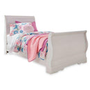 Signature Design by Ashley Anarasia B129B21 6 pc Twin Sleigh Bedroom Set IMAGE 4