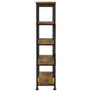 Coaster Furniture Analiese 801542 63-inch 4-shelf Bookshelf - Rustic Nutmeg IMAGE 3