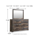 Signature Design by Ashley Drystan B211B72 6 pc Full Panel Bedroom Set IMAGE 7