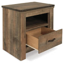 Signature Design by Ashley Trinell B446B78 6 pc Full Panel Bedroom Set IMAGE 4