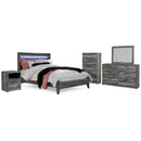 Signature Design by Ashley Baystorm B221B56 6 pc Queen Panel Bedroom Set IMAGE 1