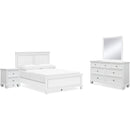 Signature Design by Ashley Fortman B680B12 6 pc Queen Panel Bedroom Set IMAGE 1