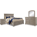 Signature Design by Ashley Lettner B733B46 6 pc Queen Panel Bedroom Set IMAGE 1