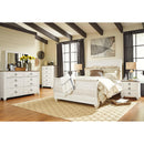Signature Design by Ashley Willowton B267B57 7 pc Queen Sleigh Bedroom Set IMAGE 1