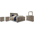 Signature Design by Ashley Lettner B733B48 7 pc King Panel Bedroom Set IMAGE 1