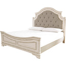 Signature Design by Ashley Realyn B743B37 8 pc King Upholstered Panel Bedroom Set IMAGE 2