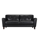 Violino Stationary Leather Match Sofa 31378-3-NAVY IMAGE 4