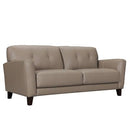 Violino Stationary Leather Match Sofa 31378-3-CREIGE IMAGE 1