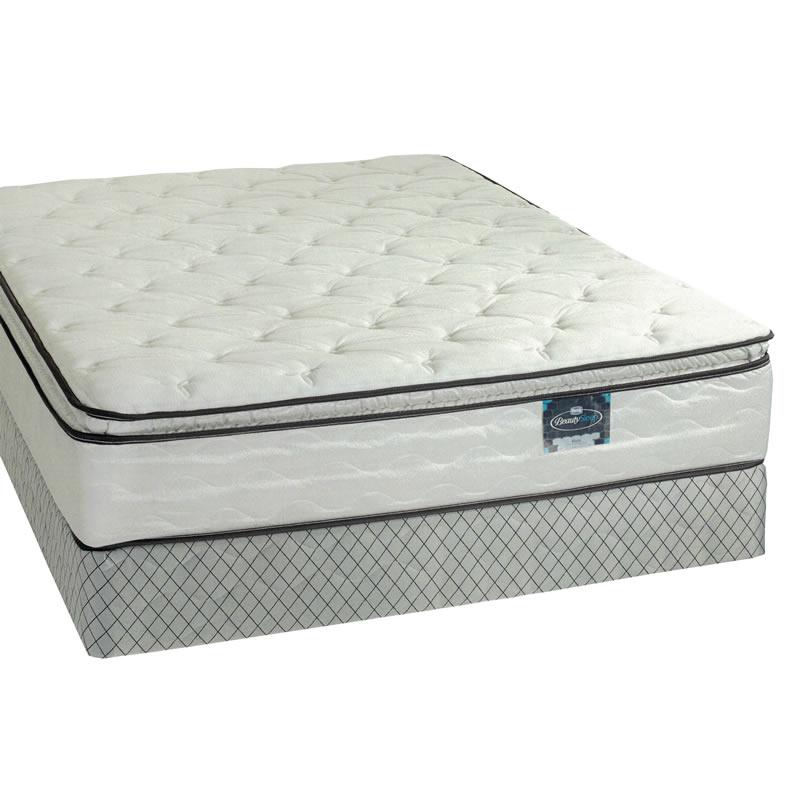 Simmons BeautySleep DRSG 4 Hi Loft Pillow Top Mattress Set King