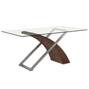 !nspire Veneta 201-931 Rectangular Dining Table - Walnut IMAGE 1