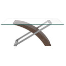 !nspire Veneta 201-931 Rectangular Dining Table - Walnut IMAGE 3