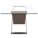 !nspire Veneta 201-931 Rectangular Dining Table - Walnut IMAGE 4