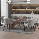 !nspire Veneta 201-931 Rectangular Dining Table - Walnut IMAGE 6