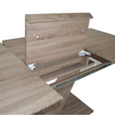 !nspire Eclipse 201-860OK Dining Table w/Extension - Washed Oak IMAGE 6