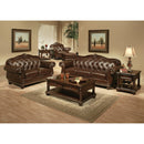 Acme Furniture Anondale Stationary Leather Sofa 15030 IMAGE 3