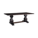 Coaster Furniture Parkins 107411 Rectangular 86-inch Dining Table - Rustic Espresso IMAGE 3