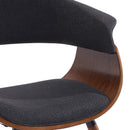 !nspire Holt 403-981CH Accent/Dining Chair - Charcoal and Walnut IMAGE 6