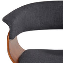 !nspire Holt 403-981CH Accent/Dining Chair - Charcoal and Walnut IMAGE 7