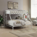 Acme Furniture Tritan 02052WH Twin XL over Queen Bunk Bed IMAGE 1