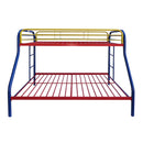 Acme Furniture Tritan 02053RNB Twin over Full Bunk Bed IMAGE 3