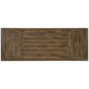 Hooker Furniture 5960-75206-BRN Balcones 60in Friendship Table with 2-12in Leaves IMAGE 2