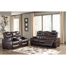 Signature Design by Ashley Warnerton Power Reclining Leather Look Sofa 7540715 IMAGE 14