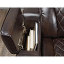 Signature Design by Ashley Warnerton Power Reclining Leather Look Sofa 7540715 IMAGE 8