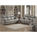 AC Pacific Corporation Estella Reclining Leather Loveseat with Console ESTELLA-CRL IMAGE 2