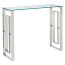 !nspire Eros 502-482CH Console/Desk - Silver IMAGE 1