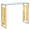 !nspire Eros 502-482GL Console/Desk - Gold IMAGE 1