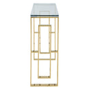 !nspire Eros 502-482GL Console/Desk - Gold IMAGE 3