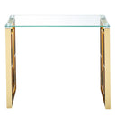 !nspire Eros 502-482GL Console/Desk - Gold IMAGE 4