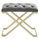 !nspire Rada 401-404GY Bench - Grey and Gold IMAGE 3