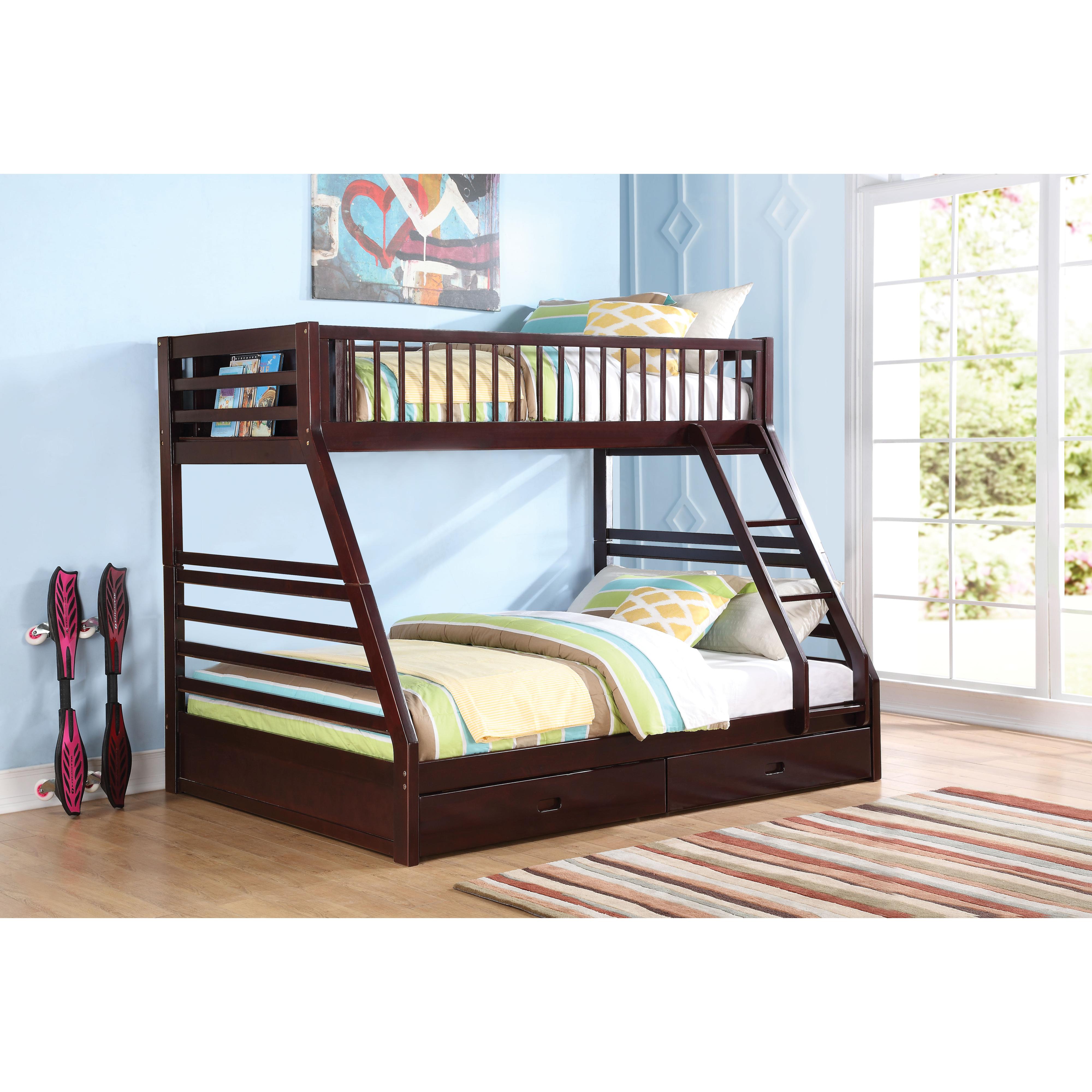 Acme Furniture Jason 37425 Twin Queen Bunk Bed