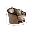 Acme Furniture Ernestine 52112 Chair with 2 Pillows IMAGE 3