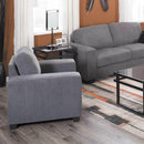 Lifestyle Stationary Fabric Chair UJ0993-20B IMAGE 2