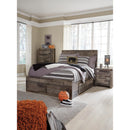 Benchcraft Derekson B200B10 Full Panel Bed with 6 Storage Drawers IMAGE 4