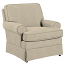 Best Home Furnishings Quinn Swivel Glider Fabric Chair 1577 24693 IMAGE 1