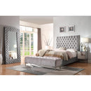 Emerald Home Furnishings Lacey Queen Upholstered Panel Bed B132-10-03-K IMAGE 2