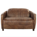 Acme Furniture Brancaster Stationary Leather Loveseat 53546 IMAGE 3